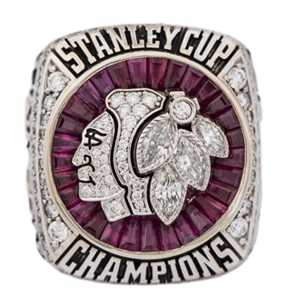 2013 Chicago Blackhawks Stanley Cup Champs Ring With Original Presentation Box (Staff LOA & Jostens COA)
